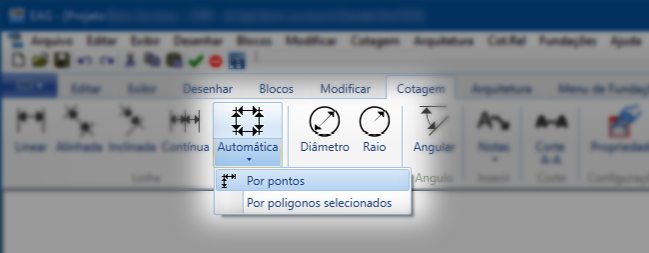 Exemplo da interface do TQS V25