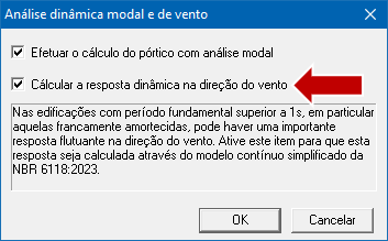 Exemplo da interface do TQS V25