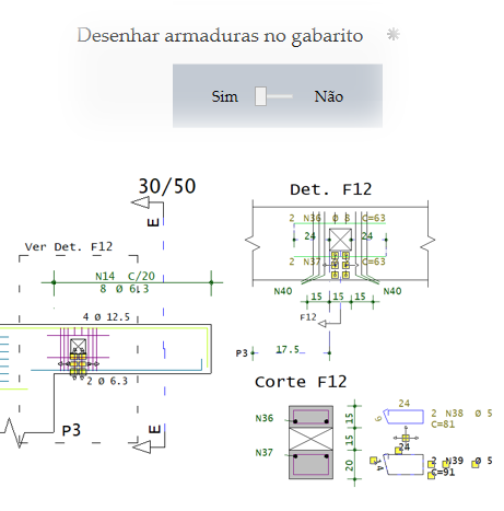 Exemplo da interface do TQS V25